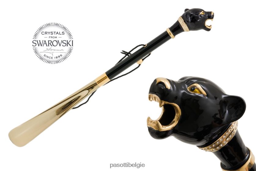 accessoires cs k1ne - zwarte panter schoenlepel PASOTTI VFHH4H282