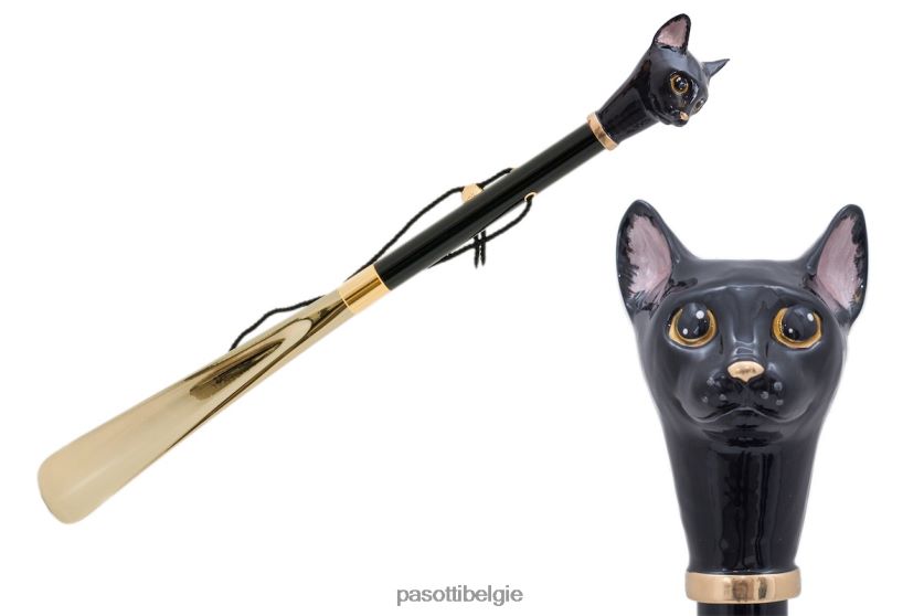 accessoires cs k49 - zwarte kattenschoenlepel PASOTTI VFHH4H264