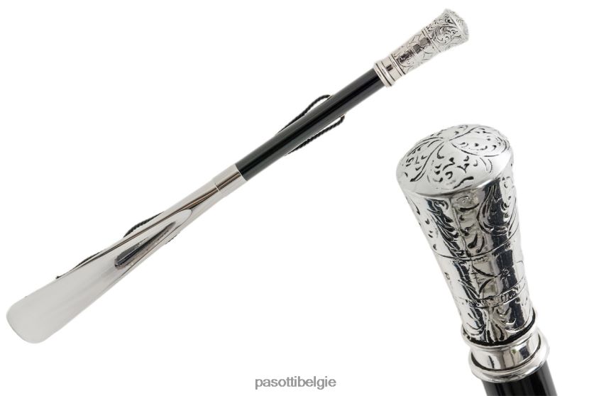 accessoires cs w34 - klassieke rechte zilveren schoenlepel PASOTTI VFHH4H644