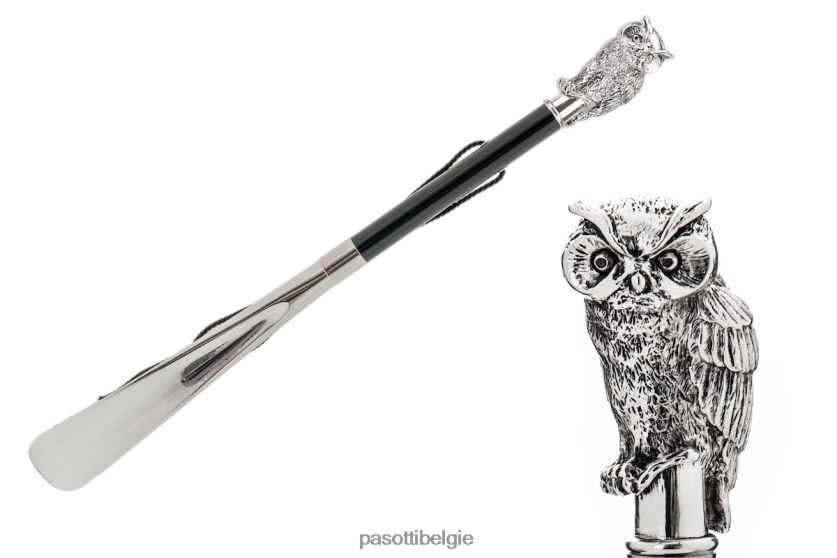 accessoires cs w44 - zilveren uil schoenlepel PASOTTI VFHH4H301