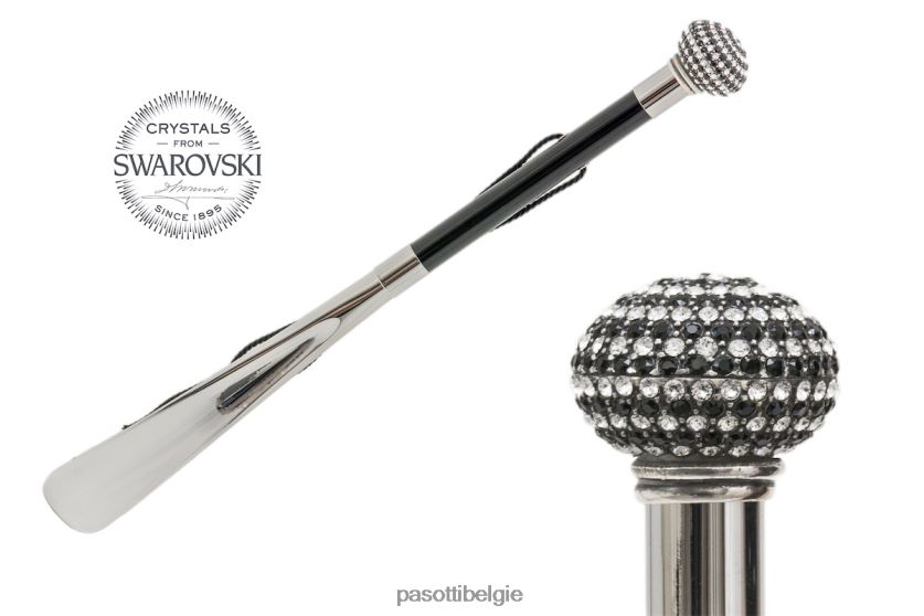 accessoires cs w71bn - tweekleurige schoenlepel met swarovski-handvat PASOTTI VFHH4H306