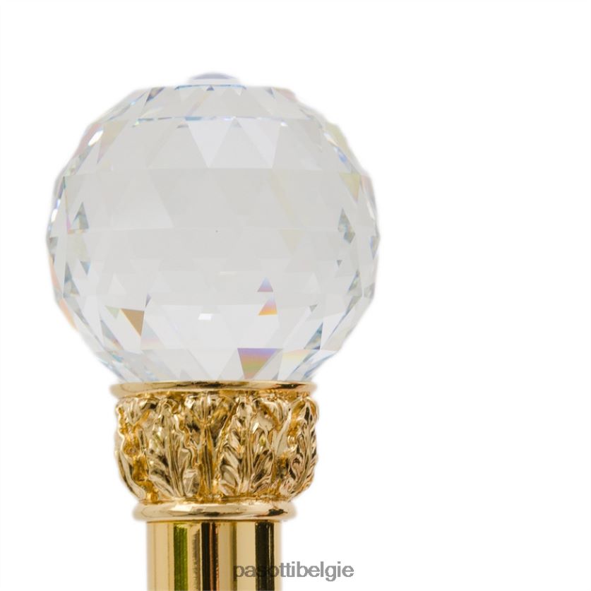 accessoires ba w01or - kristallen bolstok, gouden schacht PASOTTI VFHH4H234