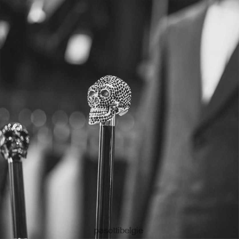 accessoires ba w333ne - zwarte swarovski schedelstok PASOTTI VFHH4H217