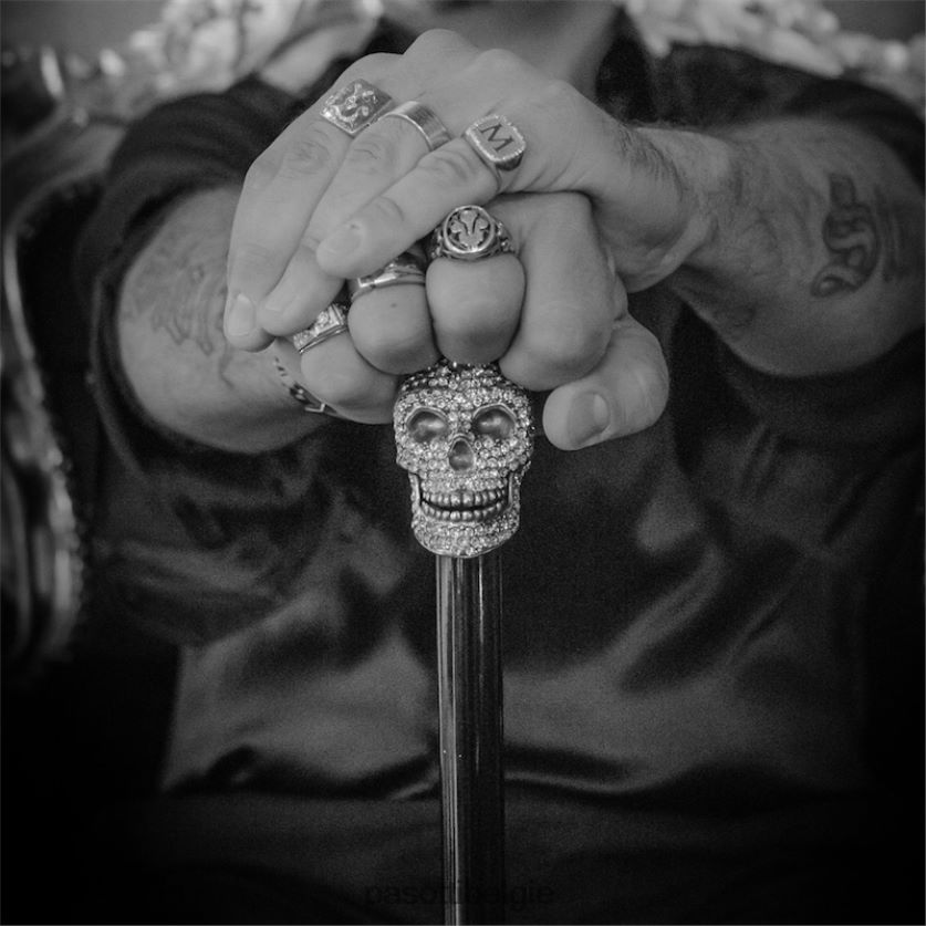 accessoires ba w333tr - heldere swarovski schedelstok PASOTTI VFHH4H212