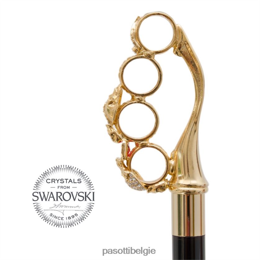 accessoires ba w84or - boksbeugelstok met swarovski-kristallen PASOTTI VFHH4H215