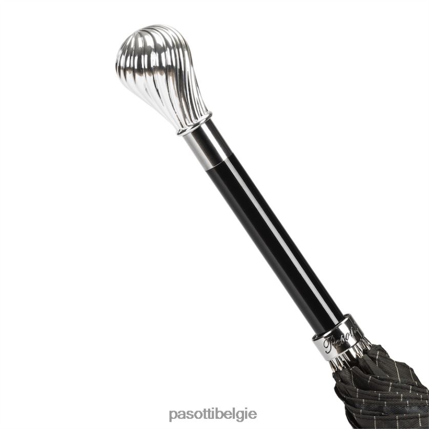 paraplu | 478 1084-4 w13 - klassieke paraplu, zilveren knophandvat PASOTTI VFHH4H88