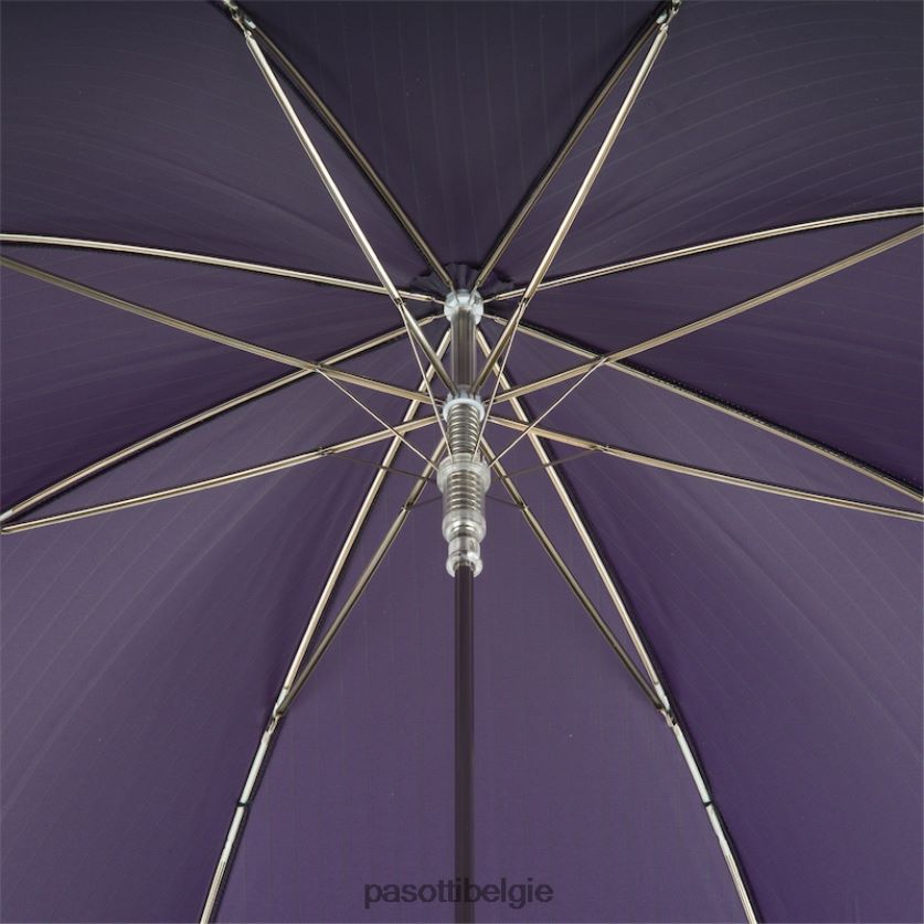 paraplu | 478 1084-7 w37pv - paarse paraplu met zilveren leeuwenhandvat PASOTTI VFHH4H61
