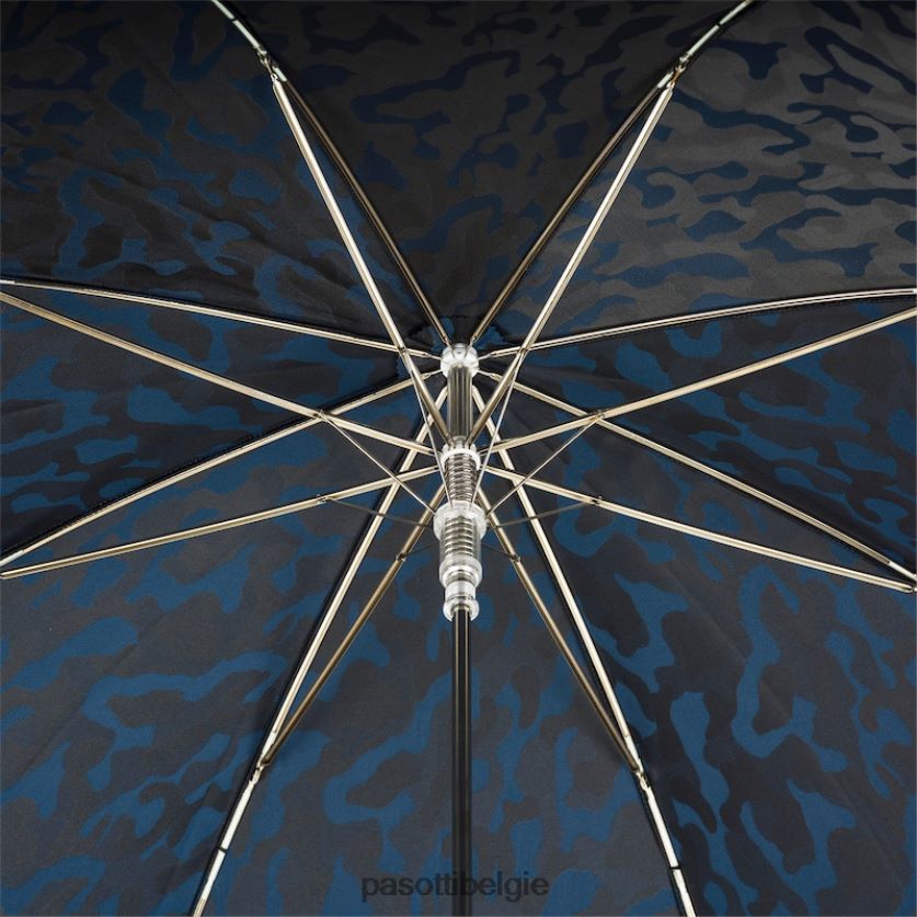 paraplu | 478 11780-126 p - camouflage marineblauwe paraplu PASOTTI VFHH4H81