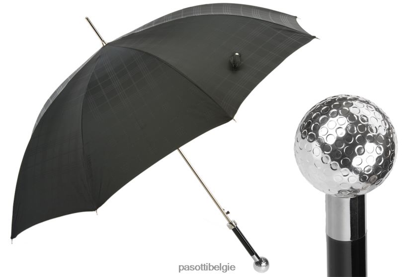 paraplu | 478 6434-19 w82 - zilveren golfbalparaplu PASOTTI VFHH4H75