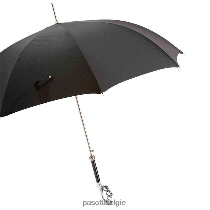 paraplu | 478 6768-1 w84 - zilveren boksbeugelparaplu PASOTTI VFHH4H57