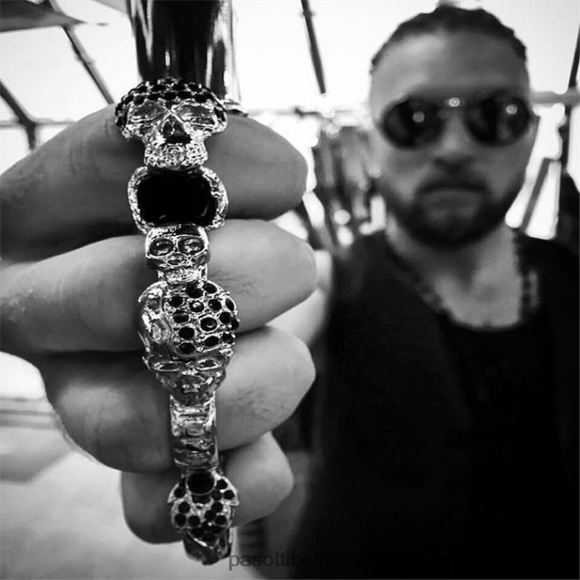 paraplu | 478 6768-1 w84 - zilveren boksbeugelparaplu PASOTTI VFHH4H57