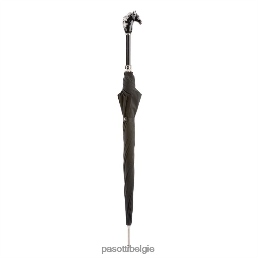 paraplu | 478 oxf-18 k45ne - zwarte paardenparaplu PASOTTI VFHH4H53