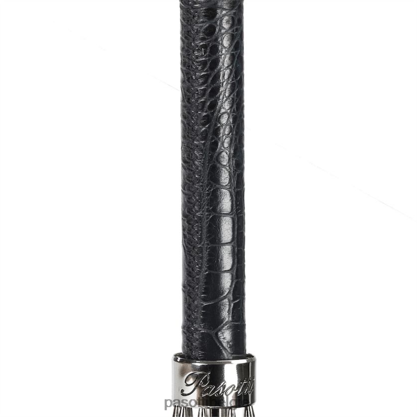 paraplu | 478fa oxf-14 w18c - blauwe paraplu, handvat van zilveren adelaar PASOTTI VFHH4H15