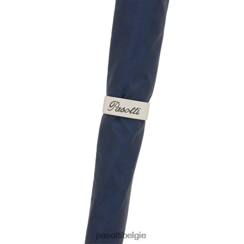 paraplu | 478fa oxf-14 w18c - blauwe paraplu, handvat van zilveren adelaar PASOTTI VFHH4H15