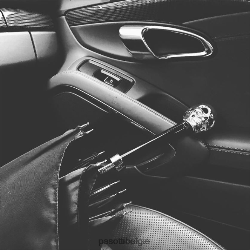 paraplu | 478fa oxf-18 w33 - zilveren schedelparaplu PASOTTI VFHH4H43