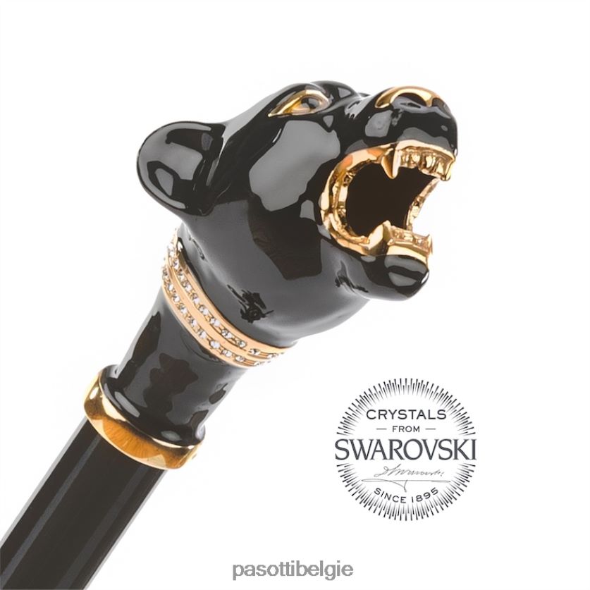 paraplu | 479 6768-1 k1ne - zwarte panterparaplu PASOTTI VFHH4H19