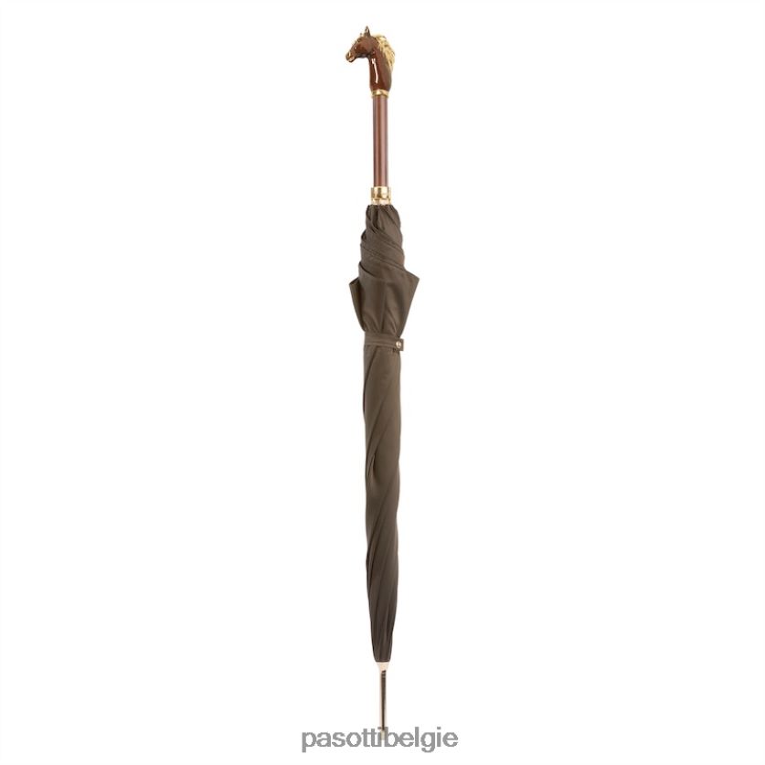 paraplu | 479 oxf-17 k45mo - bruin paard luxe paraplu PASOTTI VFHH4H30