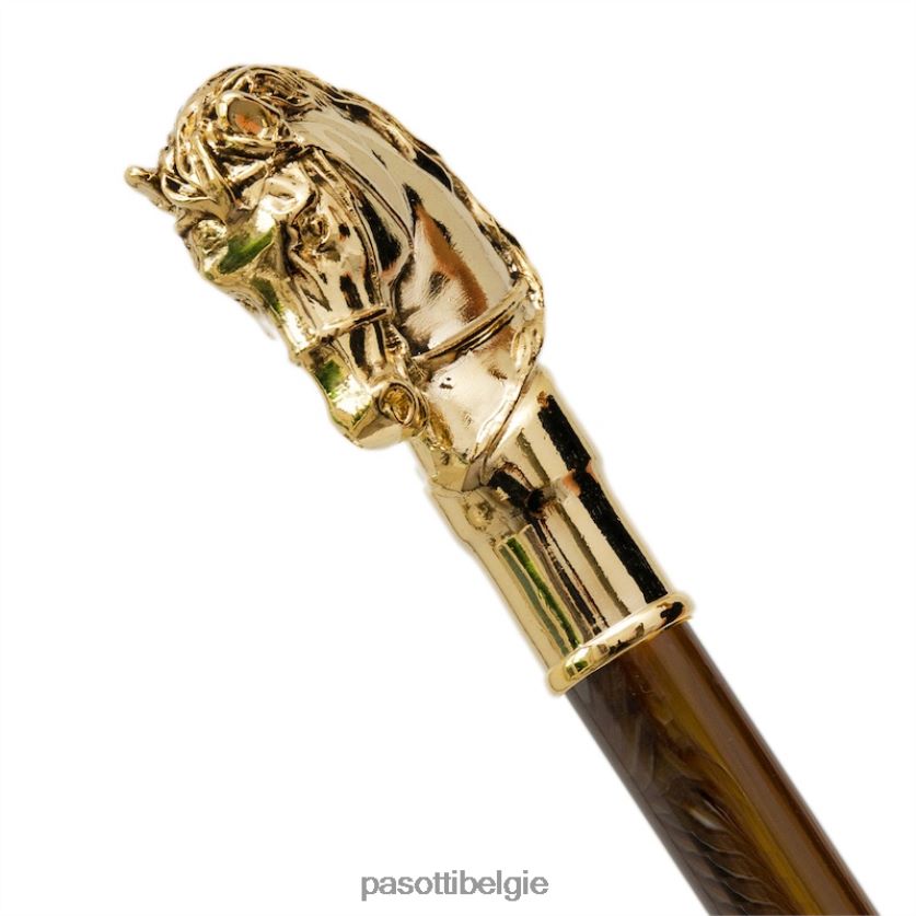 paraplu | 479 oxf-18 w41po - gouden paardenparaplu PASOTTI VFHH4H5