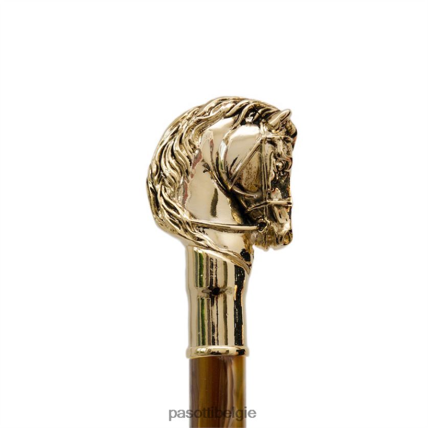 paraplu | 479 oxf-18 w41po - gouden paardenparaplu PASOTTI VFHH4H5