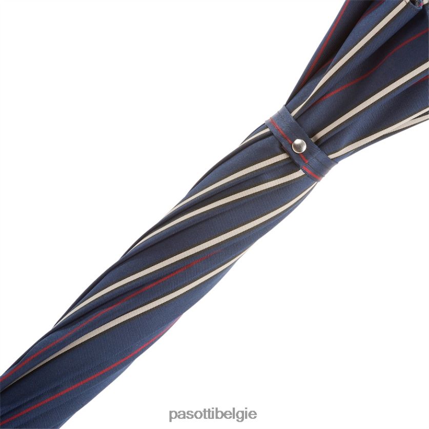 paraplu | 142 bruce-1 p - op maat gemaakte paraplu, marineblauw leren handvat PASOTTI VFHH4H138