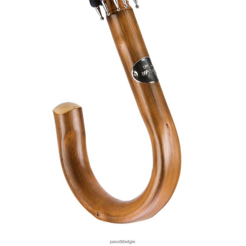 paraplu | 142 oxf-4-18 c - massief kastanjerode en zwarte paraplu PASOTTI VFHH4H153