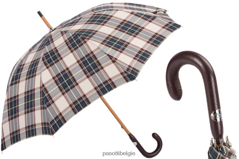 paraplu | 142 ptb155-1 p - bruine tartan paraplu PASOTTI VFHH4H106