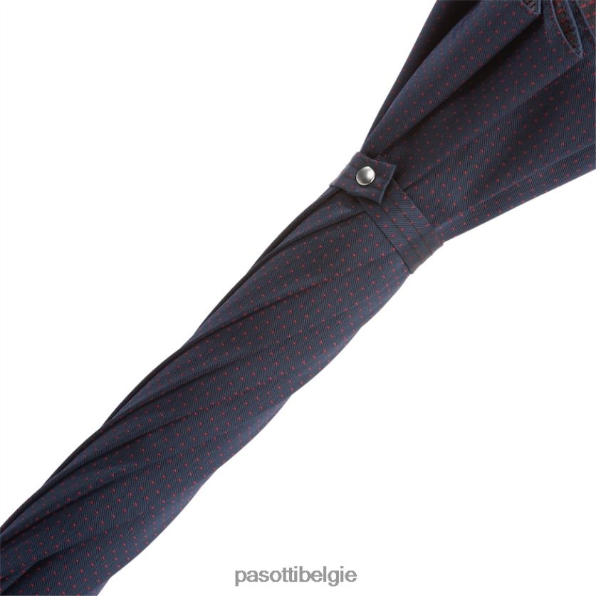 paraplu | 142 pto cn3 p - op maat gemaakte paraplu, rood lederen handvat PASOTTI VFHH4H133