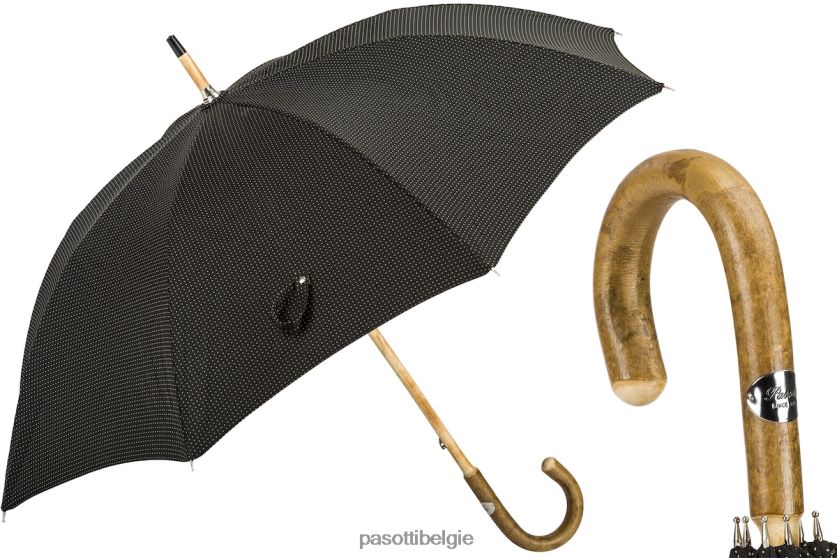 paraplu | 142 pto cn5 f - elegante parasol van massief stokas PASOTTI VFHH4H141