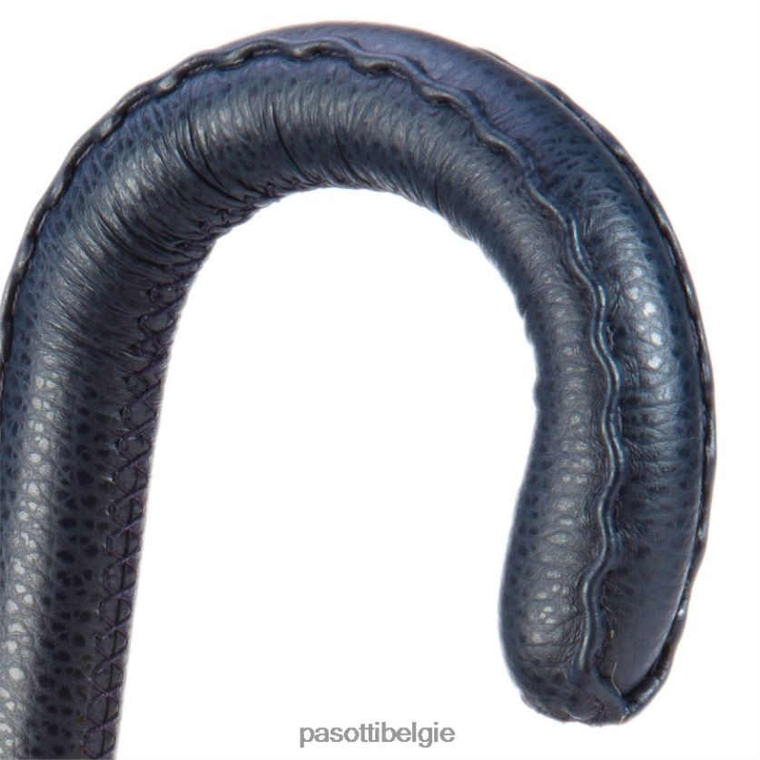 paraplu | 478 6279-3 n36 - paraplu met marineblauw leren handvat PASOTTI VFHH4H154