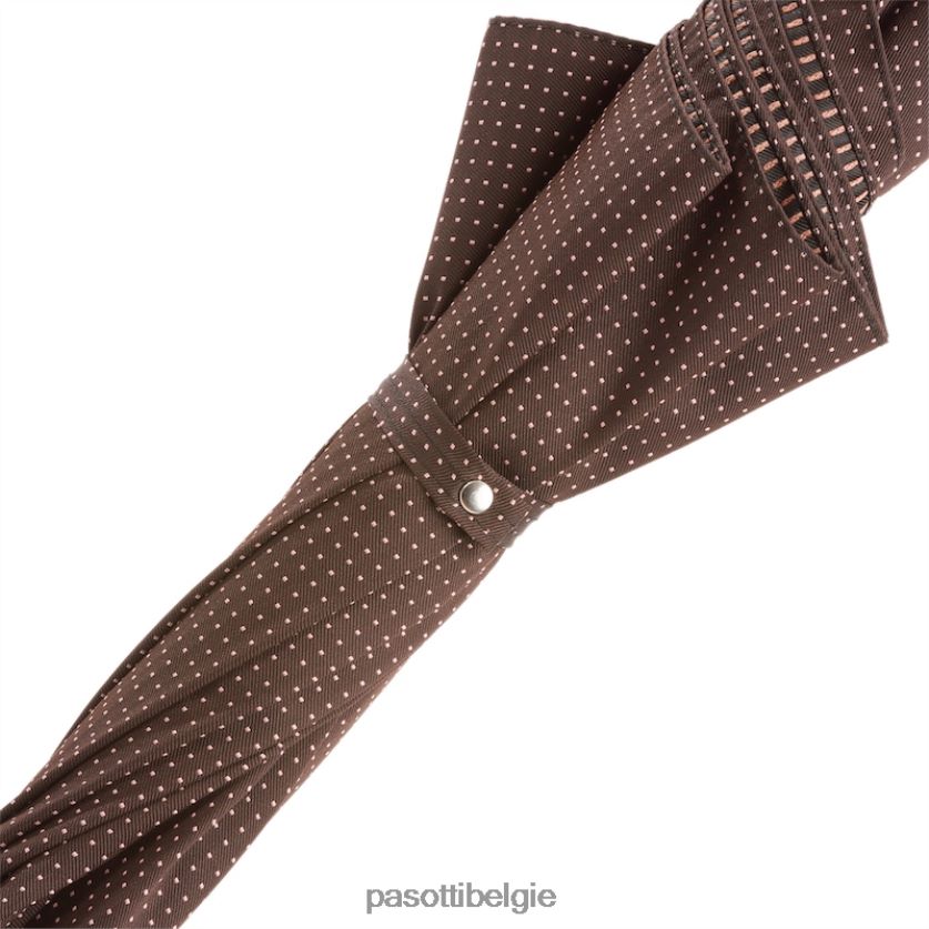 paraplu | 478 pto cn11 n36 - paraplu met bruin leren handvat PASOTTI VFHH4H144