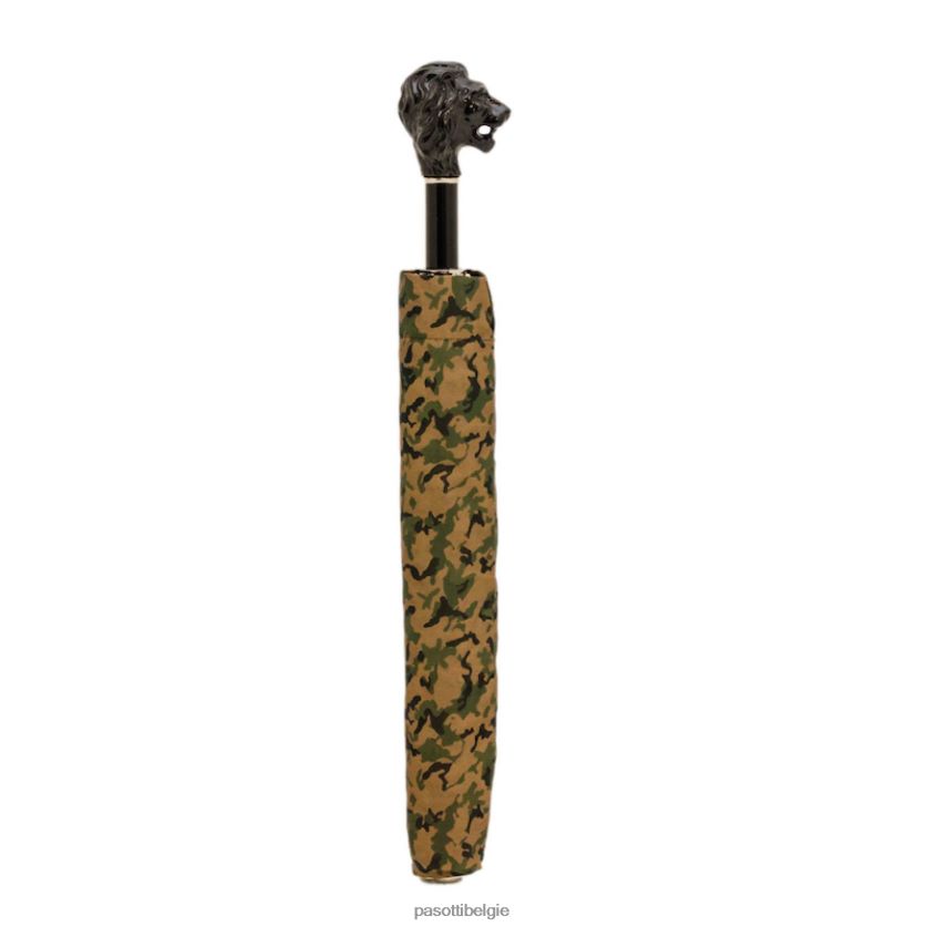 paraplu | 64 51877-1 w37ne - camouflage opvouwbare paraplu, zwarte leeuw PASOTTI VFHH4H162