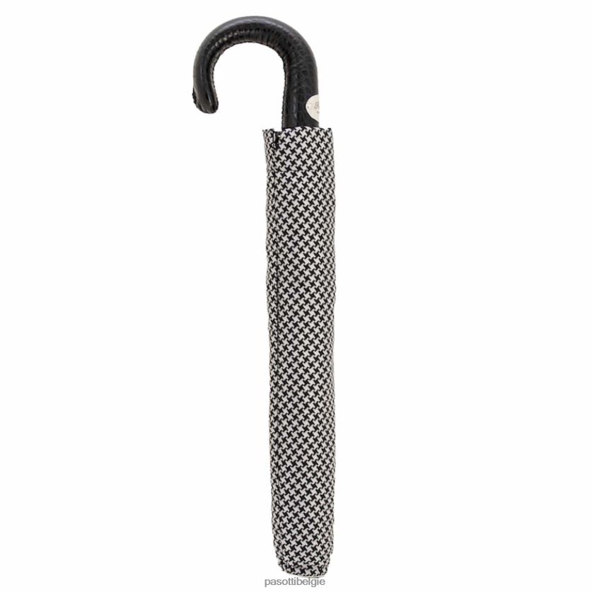 paraplu | 64 52682-1 st - piedde pouleopvouwbare paraplu met leren handvat PASOTTI VFHH4H177