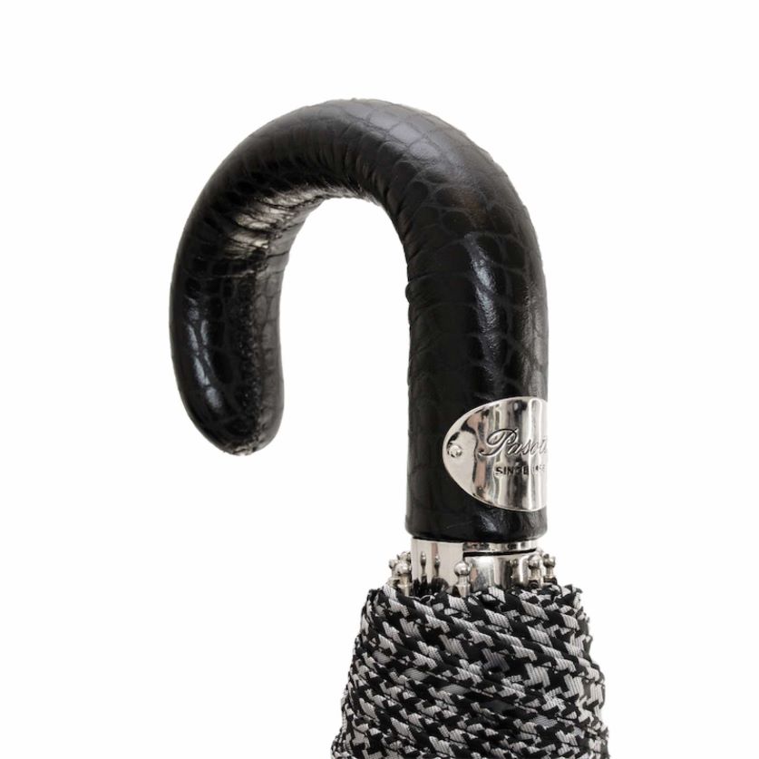 paraplu | 64 52682-1 st - piedde pouleopvouwbare paraplu met leren handvat PASOTTI VFHH4H177