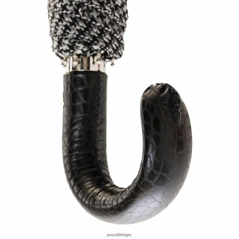 paraplu | 64 52682-1 st - piedde pouleopvouwbare paraplu met leren handvat PASOTTI VFHH4H177