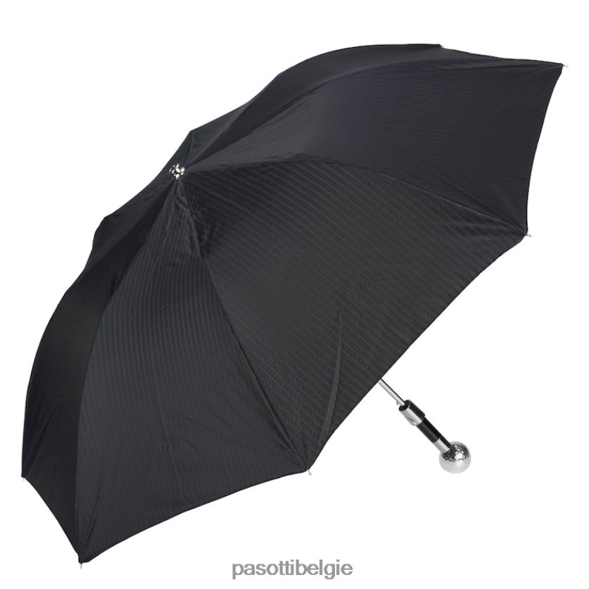 paraplu | 64 5973-2 w82 - zilveren golfbal opvouwbare paraplu PASOTTI VFHH4H189