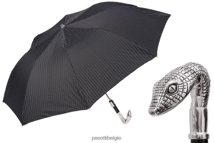 paraplu | 64 6277-1 w31 - opvouwbare paraplu met slangenkop PASOTTI VFHH4H182