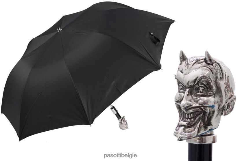 paraplu | 64 oxf-18 k77v - lucifer opvouwbare paraplu PASOTTI VFHH4H171