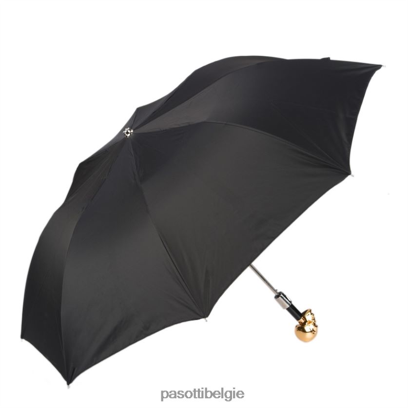 paraplu | 64 oxf-18 w33or - gouden schedelparaplu PASOTTI VFHH4H165