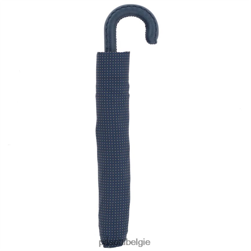 paraplu | 64 pto cn4 n36 - opvouwbare paraplu met leren handvat PASOTTI VFHH4H186