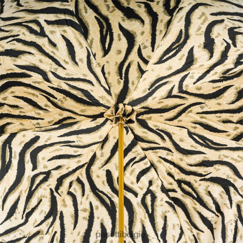 paraplu | 189 1409-29 b17 - zwarte tijgerparaplu, dubbeldoek PASOTTI VFHH4H411