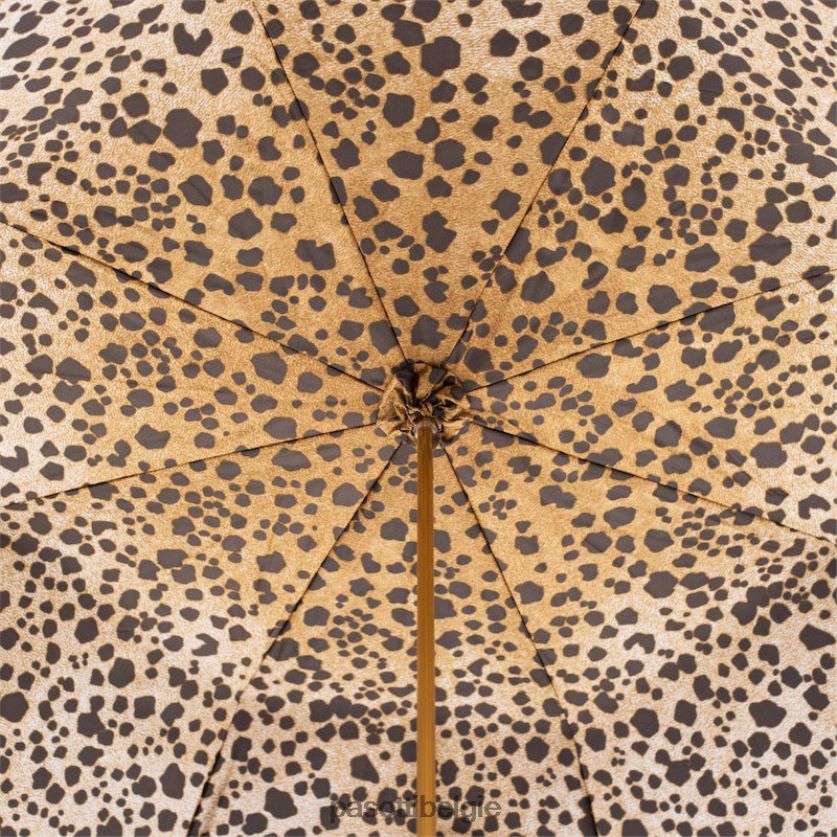 paraplu | 189 1411-61 a - bruin gespikkelde paraplu, dubbeldoek PASOTTI VFHH4H429