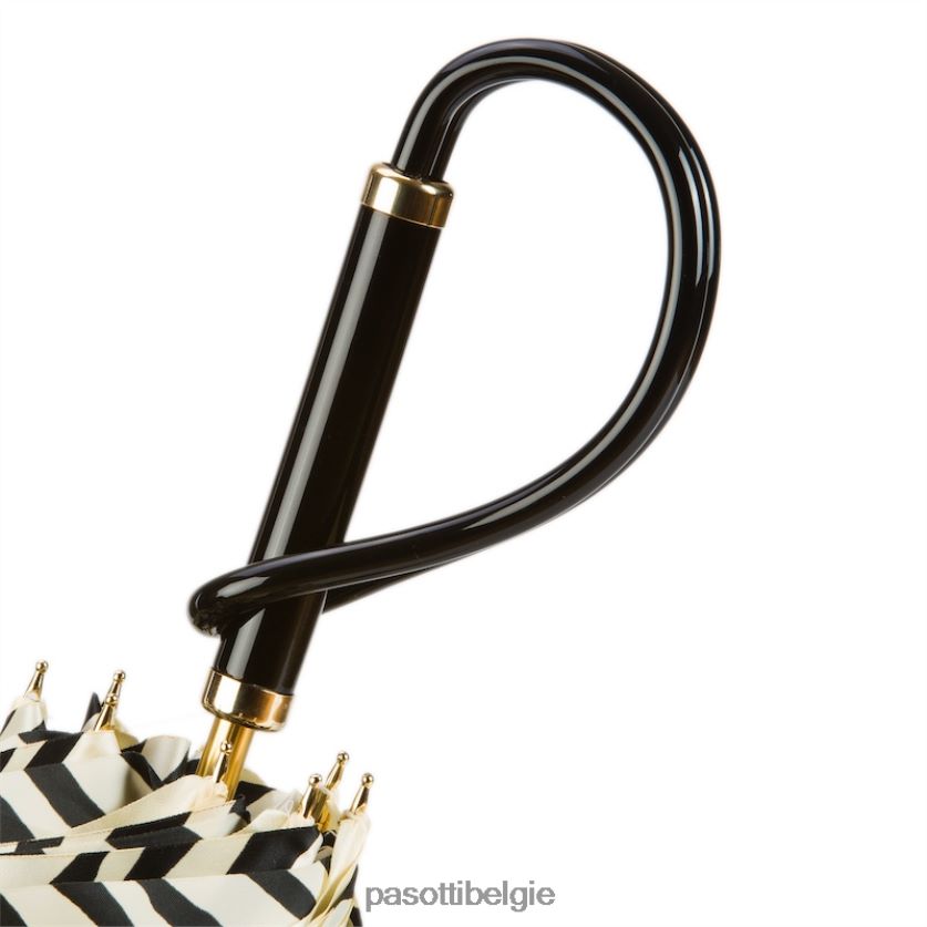 paraplu | 189 21028-55 a - ivoorkleurige paraplu met zebrine binnenkant, dubbeldoek PASOTTI VFHH4H419