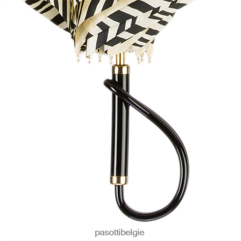 paraplu | 189 21028-55 a - ivoorkleurige paraplu met zebrine binnenkant, dubbeldoek PASOTTI VFHH4H419