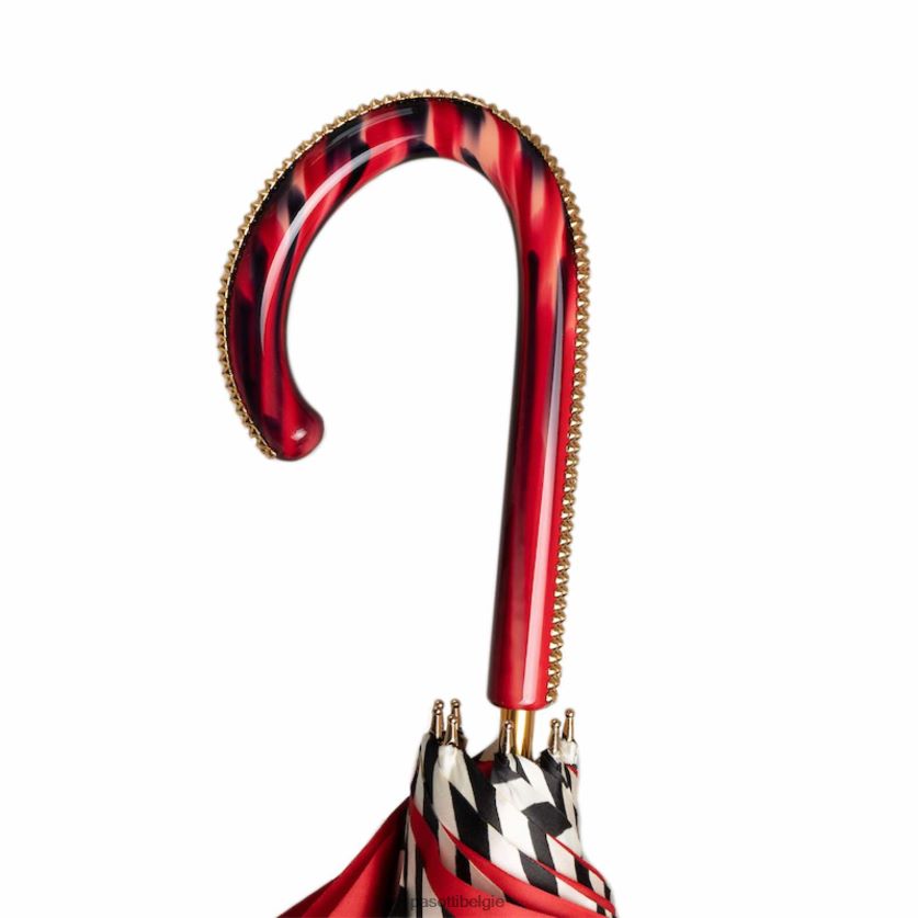 paraplu | 189 21028-55 p48 - rode zebraparaplu PASOTTI VFHH4H406