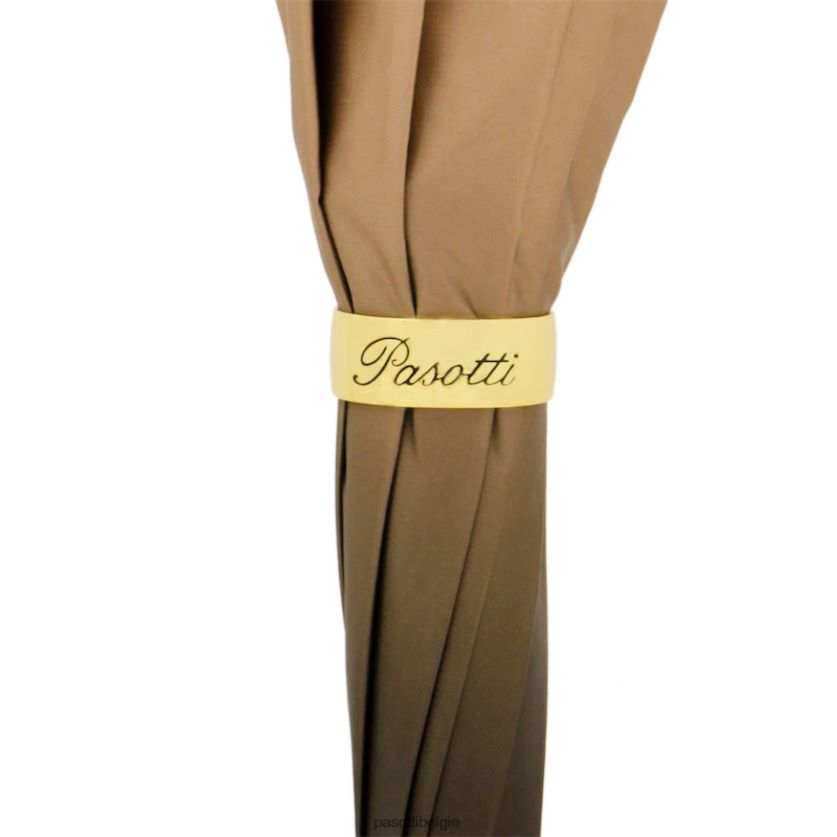 paraplu | 189 52417-16 p5 - ivoorkleurige paraplu met luipaardprint, dubbele stof PASOTTI VFHH4H412