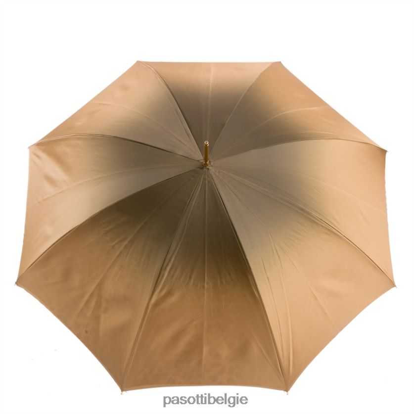 paraplu | 189 52417-16 p5 - ivoorkleurige paraplu met luipaardprint, dubbele stof PASOTTI VFHH4H412