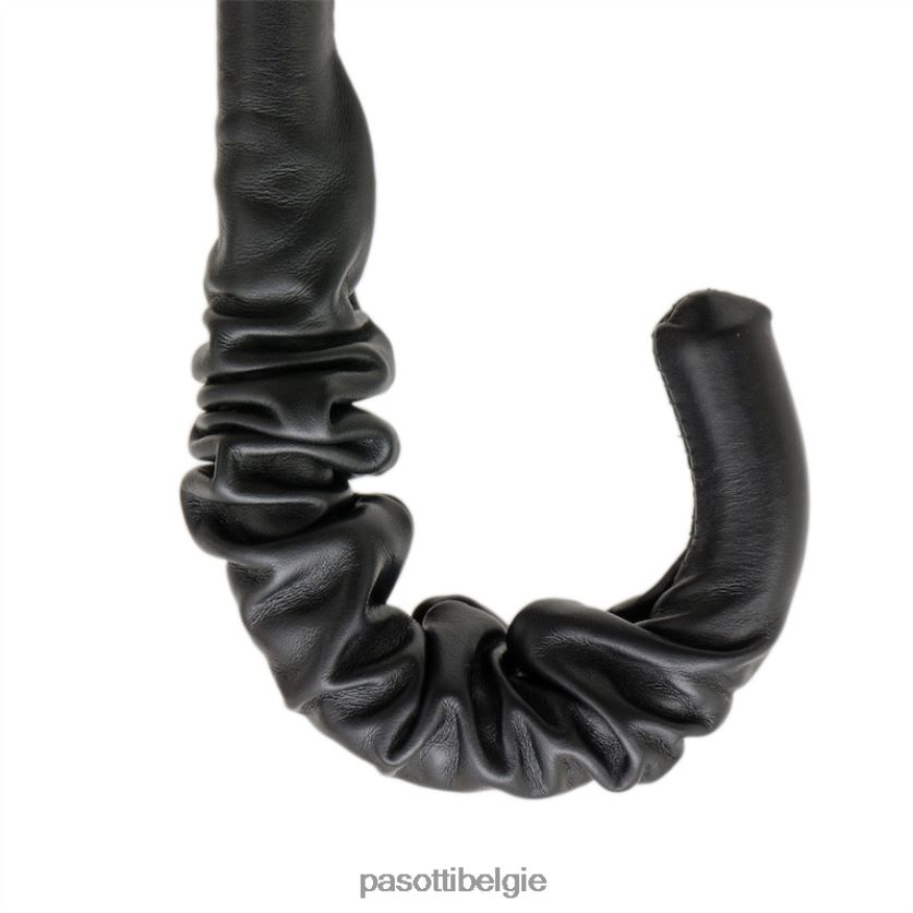 paraplu | 189 55651-93 a35 - paraplu met slangenprint en leren handvat met ruches PASOTTI VFHH4H413