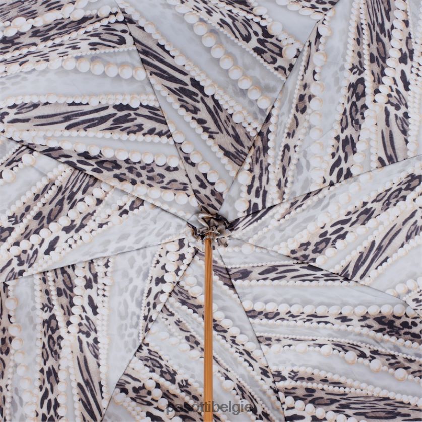 paraplu | 189 5a003-31 u5 - paraplu met lichtgouden parelprint, dubbeldoek PASOTTI VFHH4H433