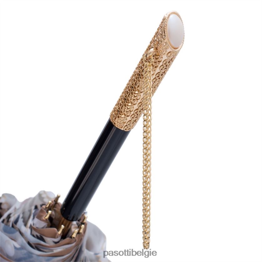 paraplu | 189 5a003-31 u5 - paraplu met lichtgouden parelprint, dubbeldoek PASOTTI VFHH4H433