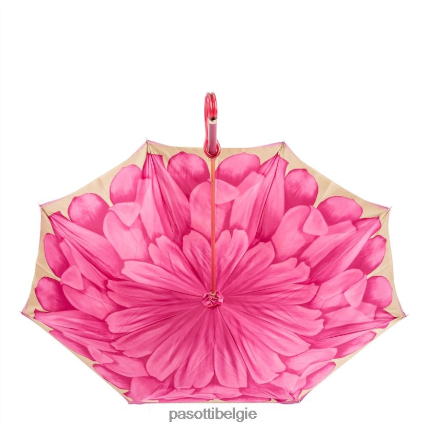 paraplu | 189 21065-30 a - fuchsia dahliaparaplu, dubbeldoek PASOTTI VFHH4H377